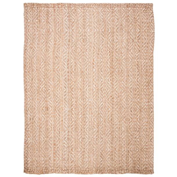 Gracie Oaks Nowthen Handmade Flatweave Jute Sisal Natural Ivory Rug